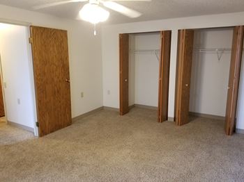 Spacious closets